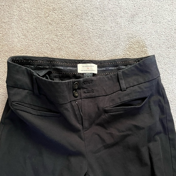 Anthropologie Essential Slim Pant, Size 2. - Picture 2 of 3